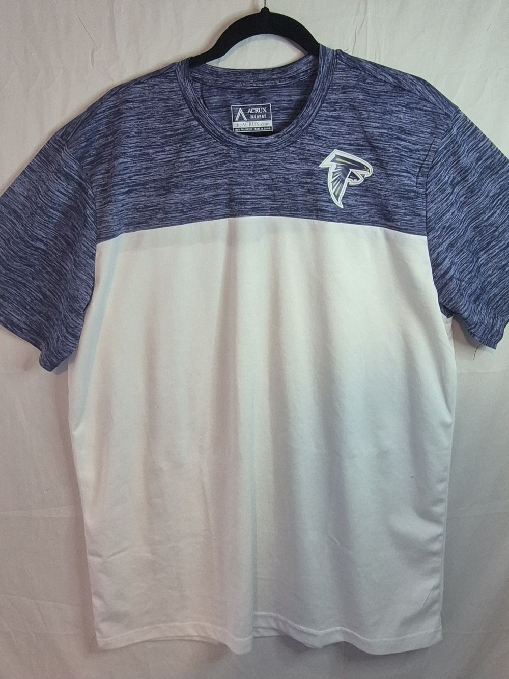 Atlanta Falcons Men's 2XL Performance T-Shirt - Acrux Space-Dye Heathered Tee